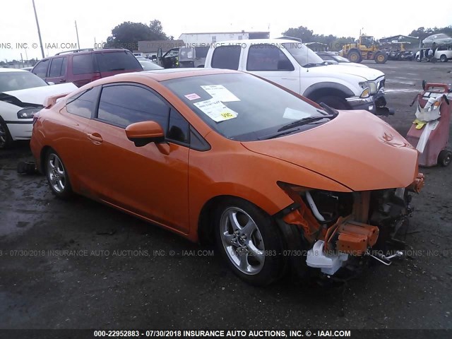 2HGFG4A58FH704735 - 2015 HONDA CIVIC SI ORANGE photo 1