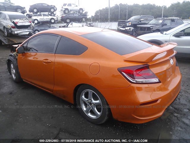 2HGFG4A58FH704735 - 2015 HONDA CIVIC SI ORANGE photo 3