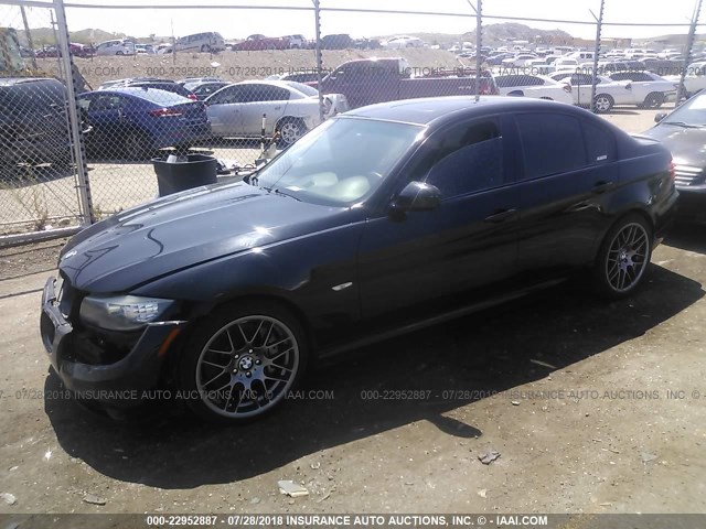 WBAPM73599E190784 - 2009 BMW 335 I BLACK photo 2