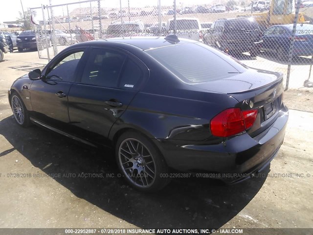 WBAPM73599E190784 - 2009 BMW 335 I BLACK photo 3