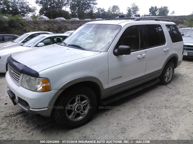 1FMDU74E92ZB82859 - 2002 FORD EXPLORER EDDIE BAUER WHITE photo 2