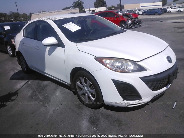 JM1BL1VG9B1402611 - 2011 MAZDA 3 I WHITE photo 1