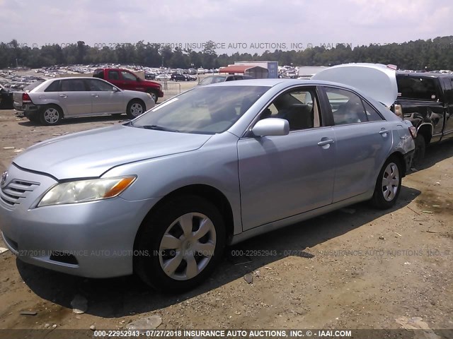 4T1BE46KX8U784441 - 2008 TOYOTA CAMRY CE/LE/XLE/SE Light Blue photo 2