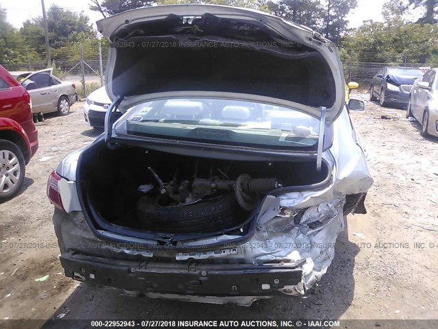 4T1BE46KX8U784441 - 2008 TOYOTA CAMRY CE/LE/XLE/SE Light Blue photo 6