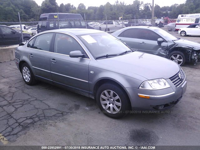 WVWPD63B62P443279 - 2002 VOLKSWAGEN PASSAT GLS SILVER photo 1