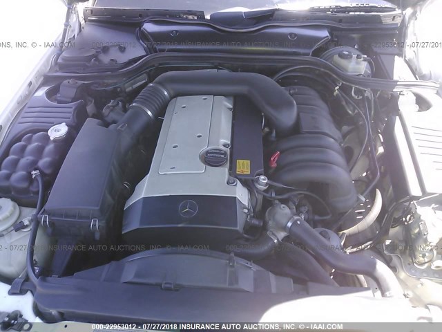 WDBFA63E8RF101913 - 1994 MERCEDES-BENZ SL 320 WHITE photo 10