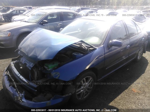 1G1JH54F047104180 - 2004 CHEVROLET CAVALIER LS SPORT BLUE photo 2