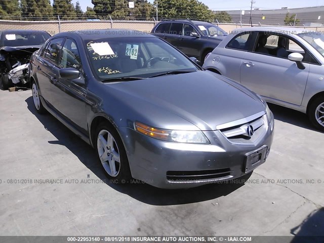 19UUA662X5A058808 - 2005 ACURA TL GRAY photo 1