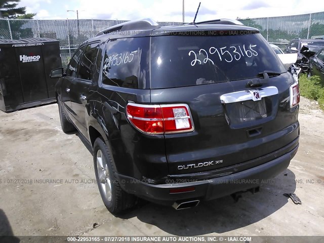 5GZER23737J110575 - 2007 SATURN OUTLOOK XR შავი ფოტო 3