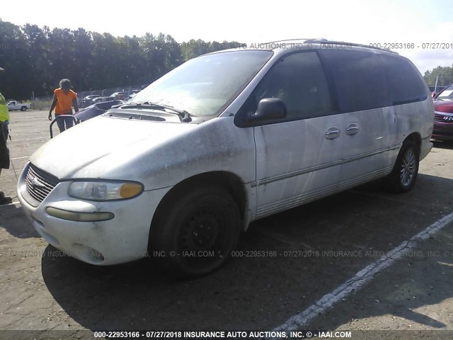 1C4GP64L0YB607534 - 2000 CHRYSLER TOWN & COUNTRY LIMITED WHITE photo 2