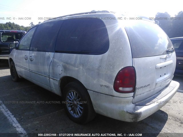1C4GP64L0YB607534 - 2000 CHRYSLER TOWN & COUNTRY LIMITED WHITE photo 3