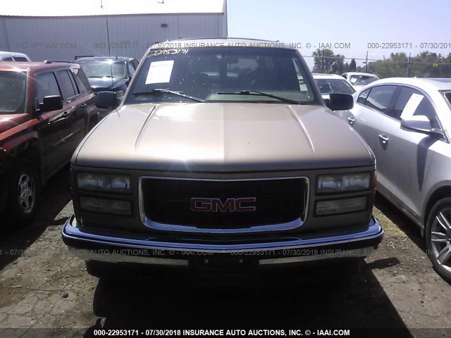 3GKFK16R9TG517379 - 1996 GMC SUBURBAN K1500 TAN photo 6