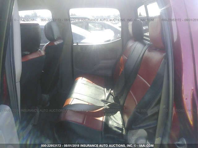 5TEGN92N64Z331779 - 2004 TOYOTA TACOMA DOUBLE CAB PRERUNNER RED photo 8