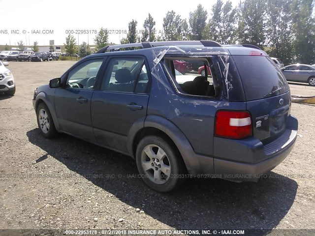 1FMZK05175GA58295 - 2005 FORD FREESTYLE SEL BLUE photo 3