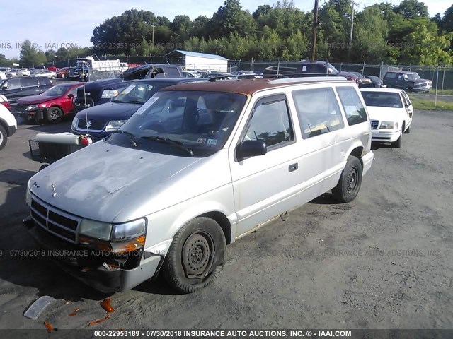 2B4GH25KXSR260473 - 1995 DODGE CARAVAN SILVER photo 2