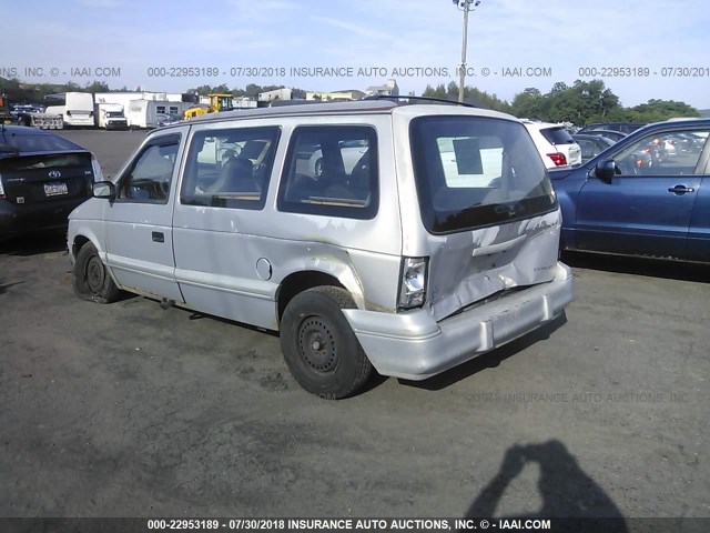 2B4GH25KXSR260473 - 1995 DODGE CARAVAN SILVER photo 3