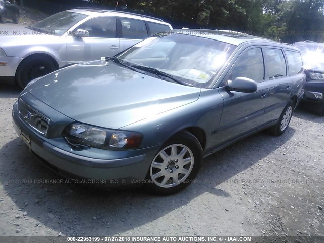 YV1SW61T732324214 - 2003 VOLVO V70 Light Blue photo 2