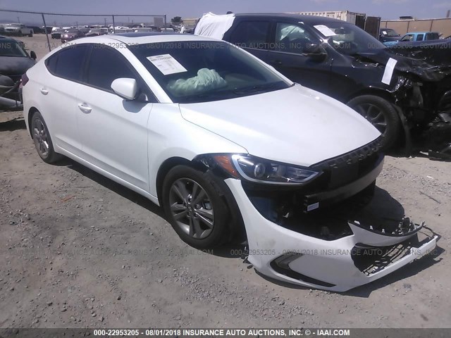 5NPD84LF8JH300066 - 2018 HYUNDAI ELANTRA SEL/VALUE/LIMITED WHITE photo 1