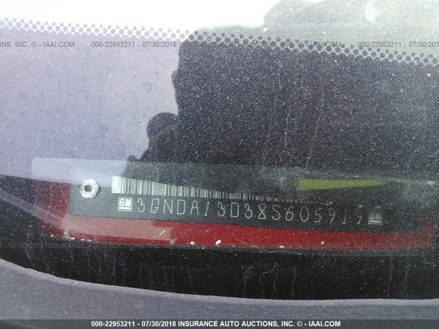 3GNDA13D38S605919 - 2008 CHEVROLET HHR LS Qırmızı foto 9