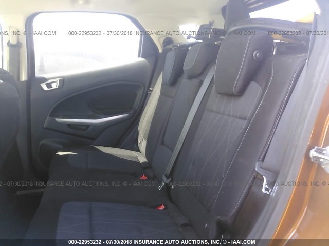 MAJ3P1TE4JC172222 - 2018 FORD ECOSPORT SE BROWN photo 8