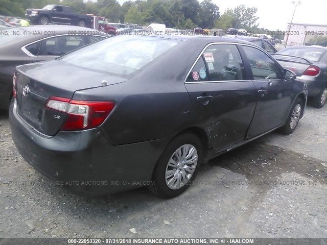 4T4BF1FK5ER405231 - 2014 TOYOTA CAMRY L/SE/LE/XLE Boz foto 4