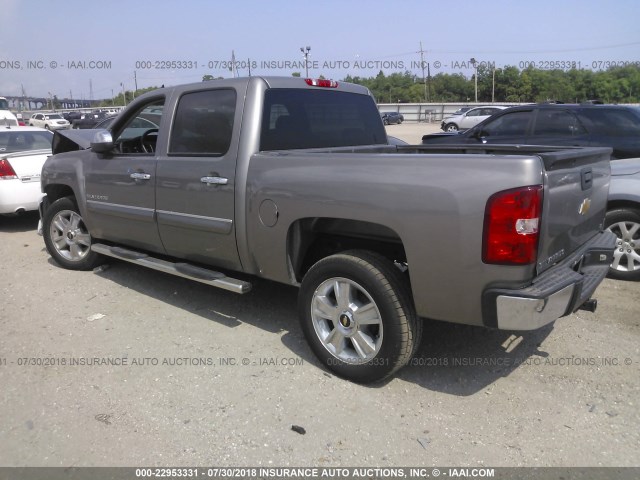 3GCPCSE00CG274292 - 2012 CHEVROLET SILVERADO C1500 LT Pewter photo 3