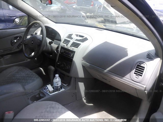 1G1ZT52815F186188 - 2005 CHEVROLET MALIBU LS BLACK photo 5