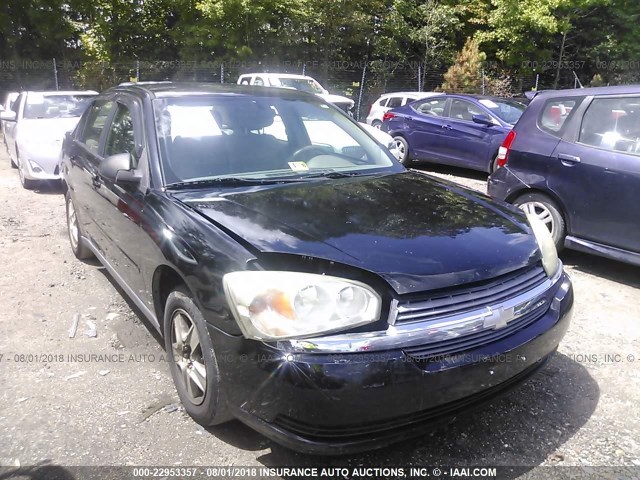 1G1ZT52815F186188 - 2005 CHEVROLET MALIBU LS BLACK photo 6