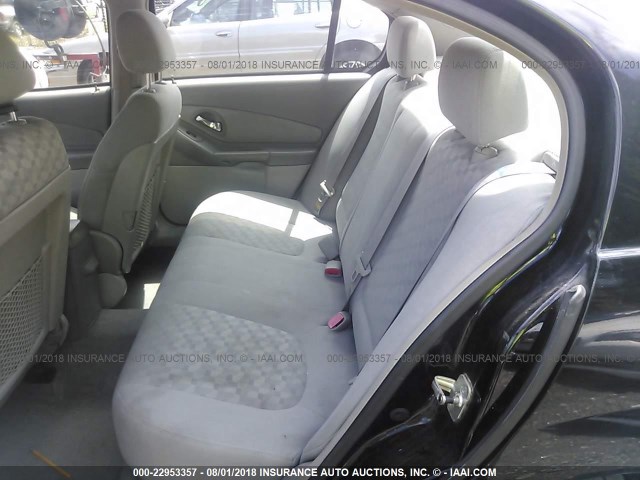1G1ZT52815F186188 - 2005 CHEVROLET MALIBU LS BLACK photo 8