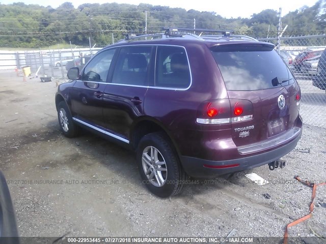 WVGBE77L48D030783 - 2008 VOLKSWAGEN TOUAREG 2 V6 MAROON photo 3