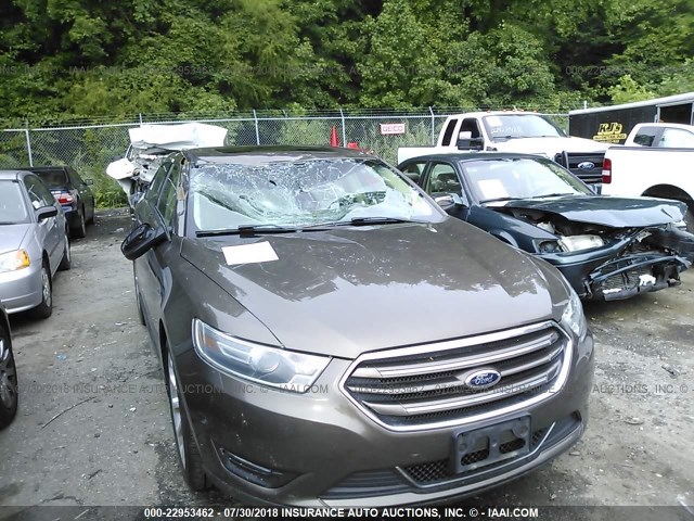 1FAHP2F89FG131585 - 2015 FORD TAURUS LIMITED BROWN photo 6