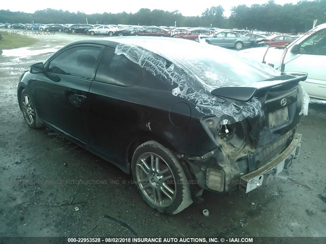 JTKDE177060141079 - 2006 TOYOTA SCION TC BLACK photo 3