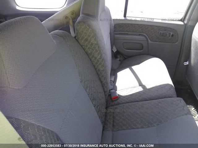 5N1ED28Y51C526698 - 2001 NISSAN XTERRA XE/SE SILVER photo 8