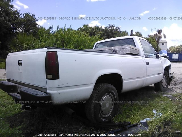 1GTFC24K4LE548678 - 1990 GMC SIERRA C2500 WHITE photo 4