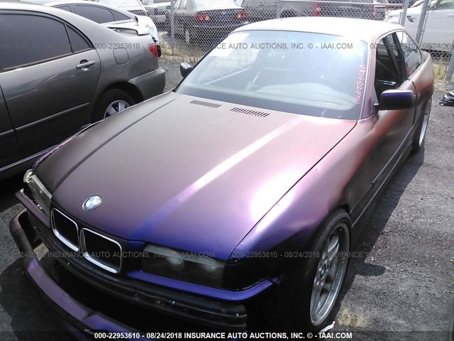 WBABF3317NEF37942 - 1992 BMW 325 IS PURPLE photo 2