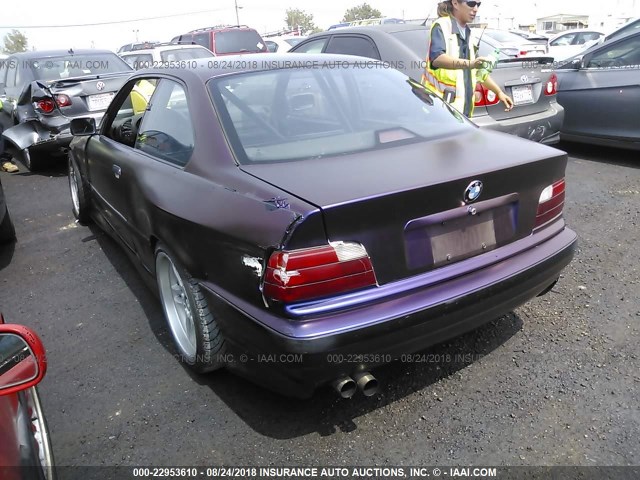 WBABF3317NEF37942 - 1992 BMW 325 IS PURPLE photo 3