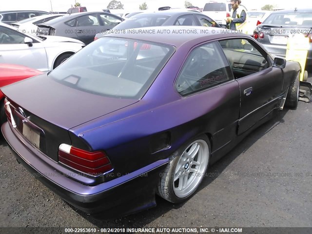 WBABF3317NEF37942 - 1992 BMW 325 IS PURPLE photo 4