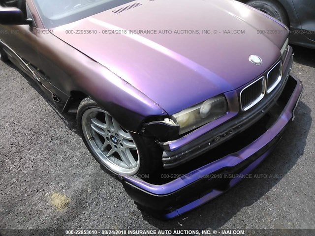 WBABF3317NEF37942 - 1992 BMW 325 IS PURPLE photo 6