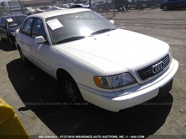 WAUFA84A8TN037794 - 1996 AUDI A6 WHITE photo 1