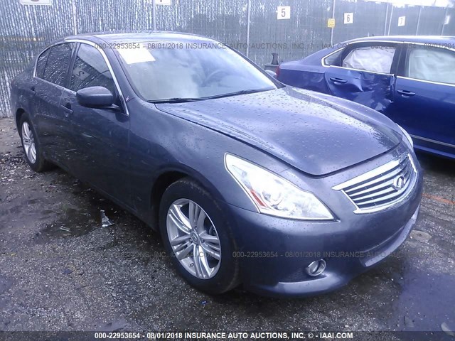 JN1DV6AP9BM601780 - 2011 INFINITI G25 JOURNEY BLUE photo 1