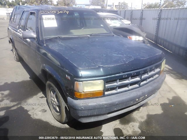 1B7GL23X9RS506728 - 1994 DODGE DAKOTA GREEN photo 1