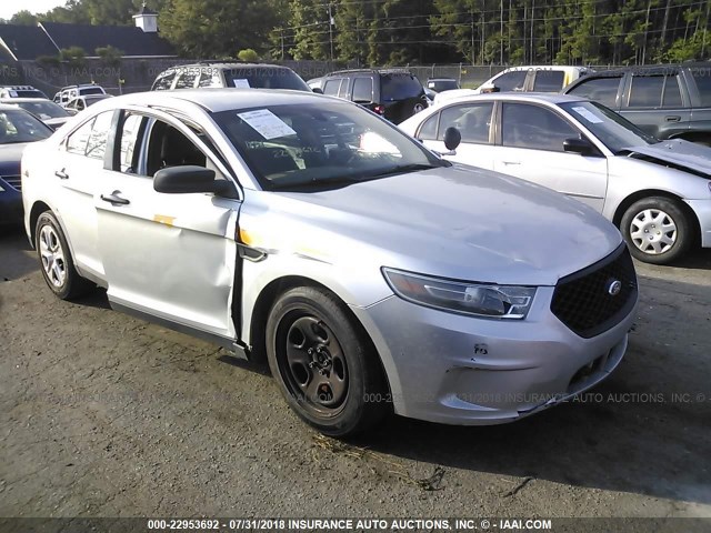 1FAHP2L88EG102906 - 2014 FORD TAURUS POLICE INTERCEPTOR SILVER photo 1