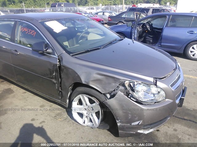 1G1ZB5EB6AF292527 - 2010 CHEVROLET MALIBU LS თაფლისფერი ფოტო 6