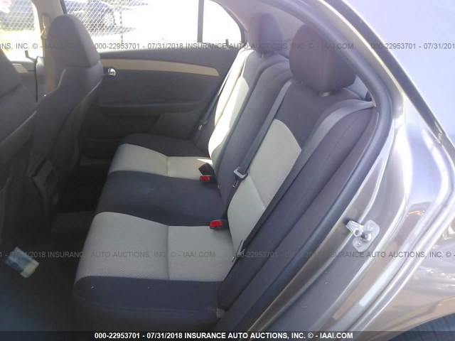 1G1ZB5EB6AF292527 - 2010 CHEVROLET MALIBU LS თაფლისფერი ფოტო 8