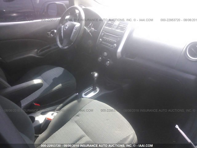 3N1CE2CP9EL407153 - 2014 NISSAN VERSA NOTE S/S PLUS/SV/SL BLACK photo 5