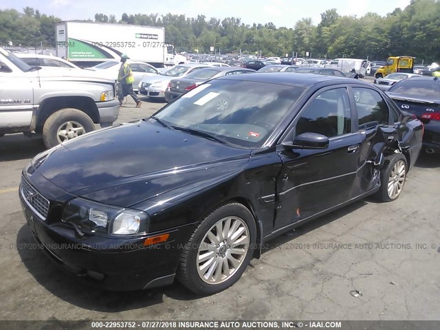 YV1TH592161438305 - 2006 VOLVO S80 2.5T BLACK photo 2