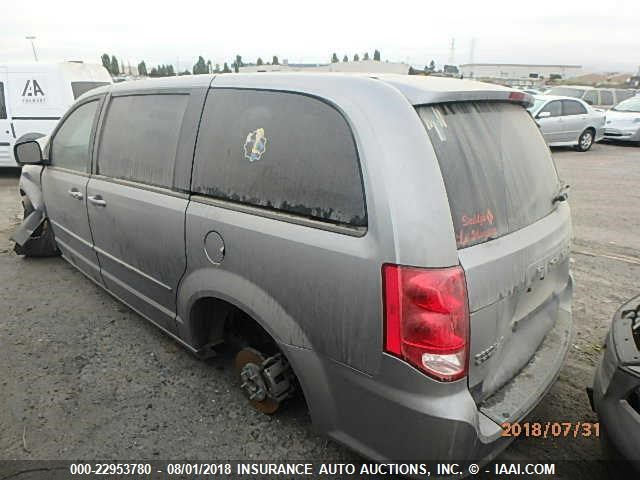 2C4RDGBGXHR636814 - 2017 DODGE GRAND CARAVAN SE GRAY photo 3