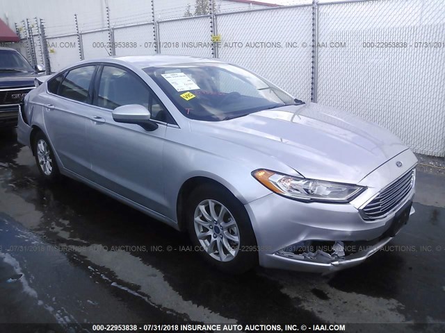 3FA6P0G76HR413342 - 2017 FORD FUSION S 银色 照片 1