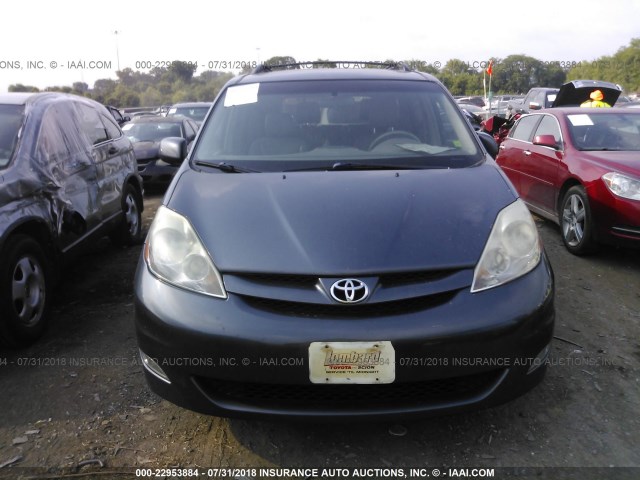 5TDZK22C97S085867 - 2007 TOYOTA SIENNA XLE/XLE LIMITED BLUE photo 6