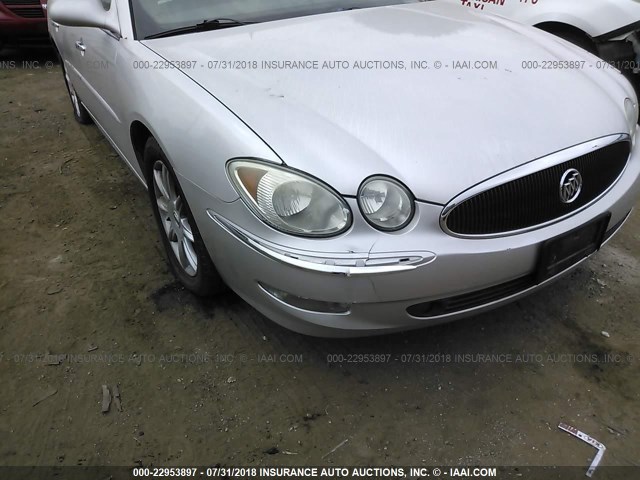 2G4WE567051284105 - 2005 BUICK LACROSSE CXS SILVER photo 6